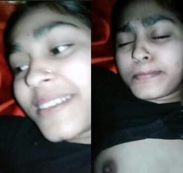 Beautiful indian bhabi x video hard boobs pressing bf