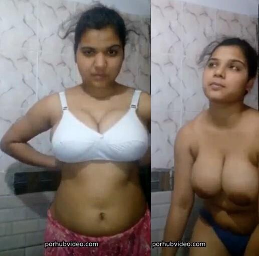 Big boobs horny girl show tits pussy nude mms xxx indian handjob