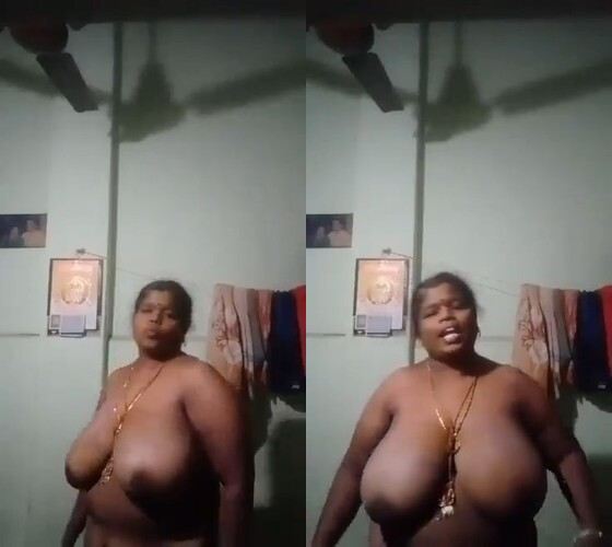 Real BBW indian hot aunty shows her milk tank nude mms
