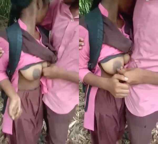School girl enjoy with friend outdoor deshi xxx leaked nude video