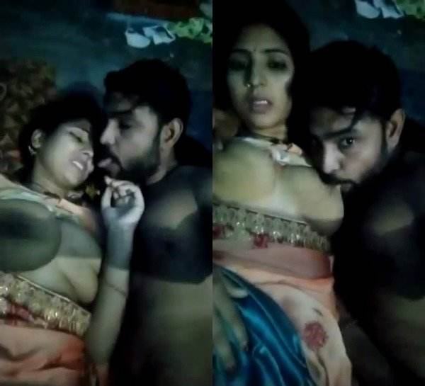 Beautiful big boobs hot sexy bhabi video enjoy with bf mms