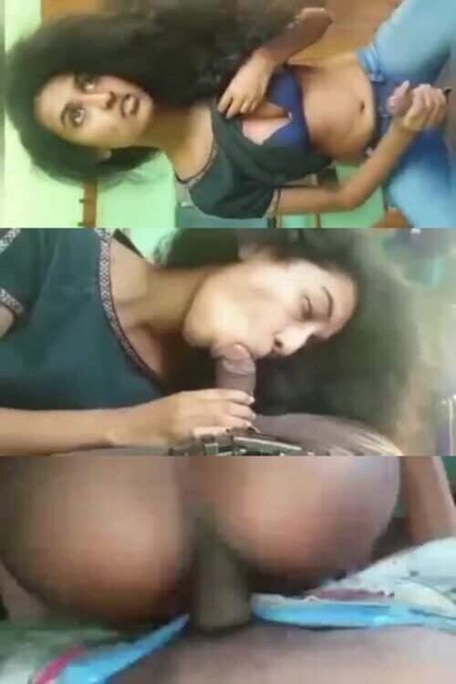 Sexy horny Lankan babe www x videos suck big cock fuck bf