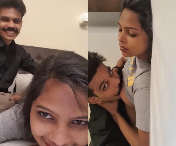 Very beautiful horny lover couple indian xxx vidio sucking fucking HD
