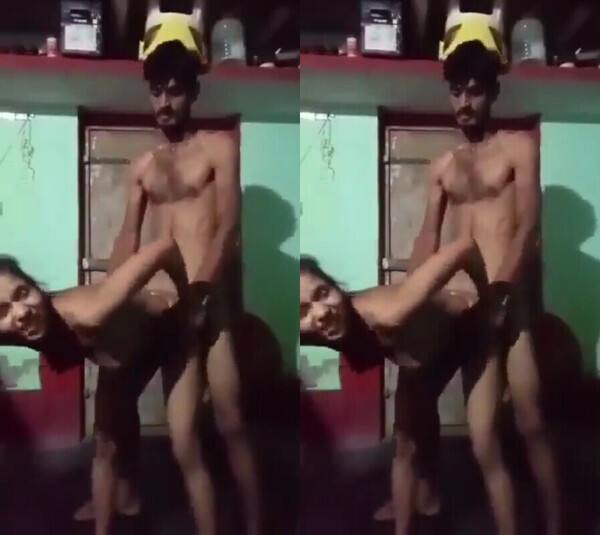 Amateur village horny lover couple xxxsexvideos painful stand fucked